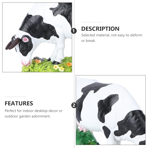 Vache indéformable en résine : la solution déco contre les intempéries - 8