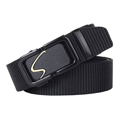 Image of TPM Men's Stylish Belt Combo Pack of 2 | Heavy Duty Woven Belt | Automatic Metal Buckle Casual Belt for Men. Has411