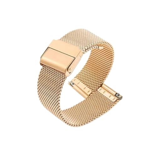 �~���l�[�[�X�e�����X�X�`�[�����v�o���h Garmin �ɓK�� Vivomove HR/3/3S/Vivoactive 4/4S/3/Venu/Luxe/Style �N�C�b�N�����[�X���v�o���h�X�g���b�v�ɓK��(Gold,Vivomove)