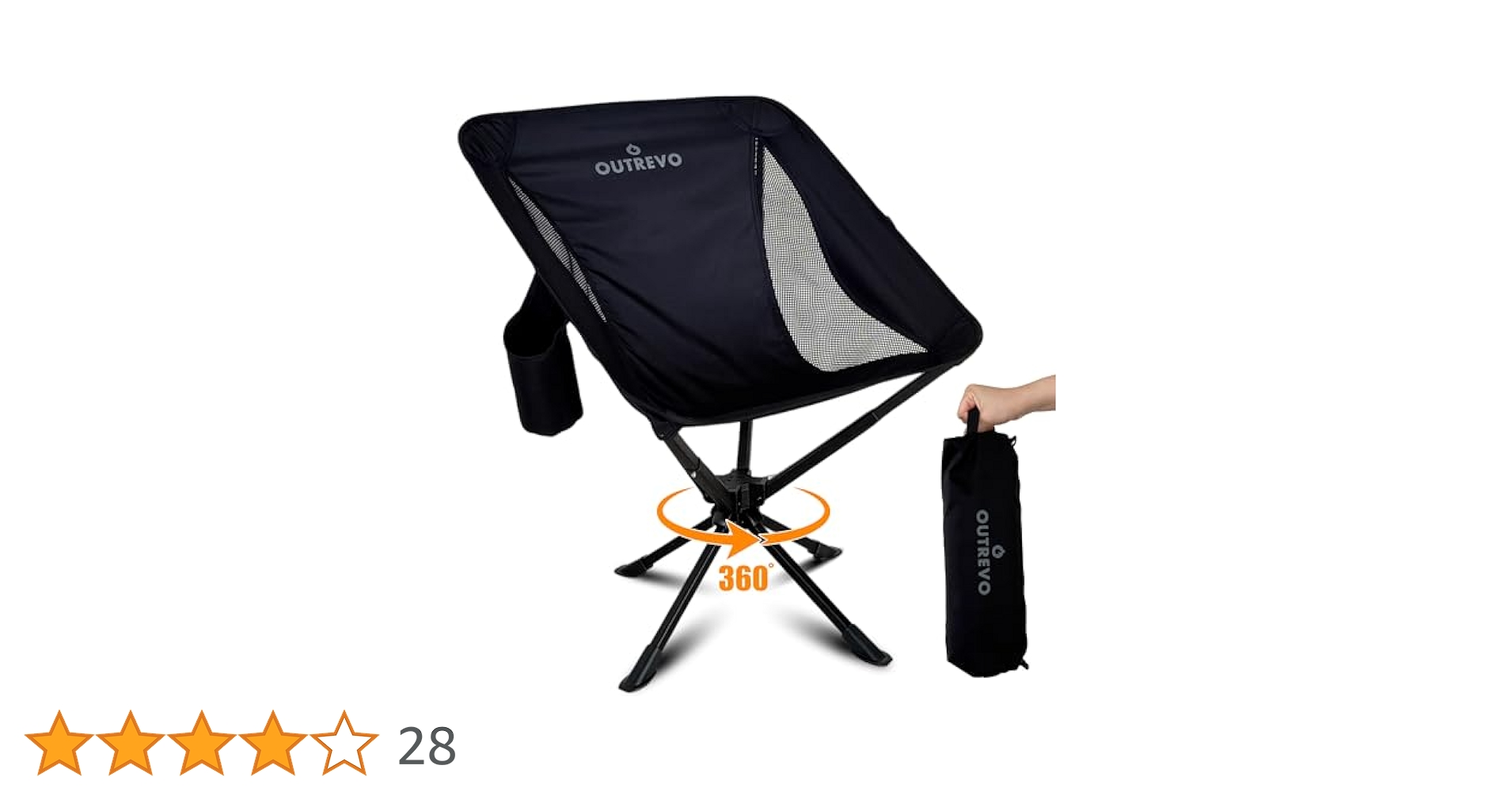 Amazon.co.jp: OUTREVO [リボルバー] 360度 回転 アウトドア
