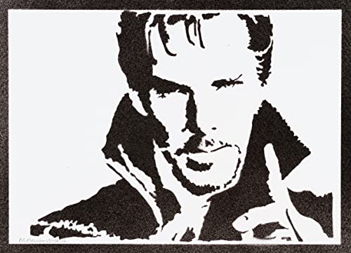 moreno-mata Doctor Stra... Cine Autentico Graffiti Hecho a Mano Handmade Poster Superheroes Cuadros Decoracion Salon Modernos Regalos Originales para Hombre y Mujer