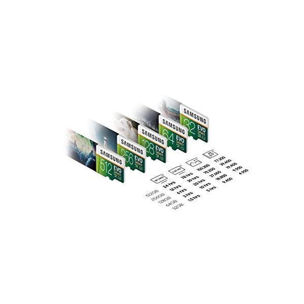 SAMSUNG EVO Select Micro SD Speicherkarte mit Adapter, 512GB microSDXC UHS-I U3 100MB/s Full HD & 4K UHD für Fotos, Videos, Musikspeicher, MB-ME512HA – Bild 7