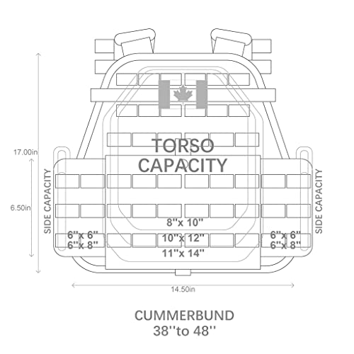 Eagle Sky Tactical Vest | Tough 500D Nylon | Universal Adjustable Size | Breathable 3D Mesh Liner (Black) #TOP5