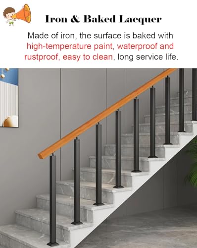 Barres d'escalier réglables pour sécuriser le balcon et la décoration - 3