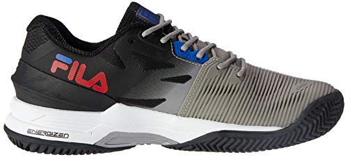 Tênis Ot Pro Clay, Fila, Masculino, Cinza/Vermelho/Azul, 40