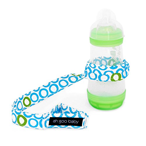 Ah Goo Baby Bottle Strap, Bubbles in Water Ah Goo Baby Bottle Strap, Bubbles in Water