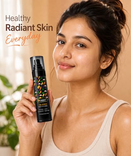 Image of Title: Karrot 24K Gold Face Toner & Mist 100ml for Golden Glow & Radiance - with 24K Gold Dust, Niacinamide, Apple Cider Vinegar, Carrot Seed & 5 Ceramides, Derma Tested, pH Balanced
