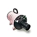 Flying Pig High Velocity Dog Pet Grooming Dryer w/Heater (Pastel Pink w/Grey Logo)