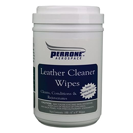 Perrone Aerospace Leather Cleaner Wipes