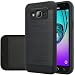 Galaxy J7 Case, Samsung Galaxy J7 [Shock Absorption / Impact Resistant] Hybrid Dual Layer Armor Defender Protective Case Cover for Galaxy J7 (Boost Mobile,Virgin,MetroPcs,T-Mobile), (Brush Black)