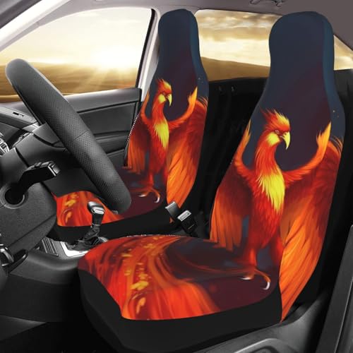 Housse de siège avant de voiture universelle Phoenix lot de 2 de luxe