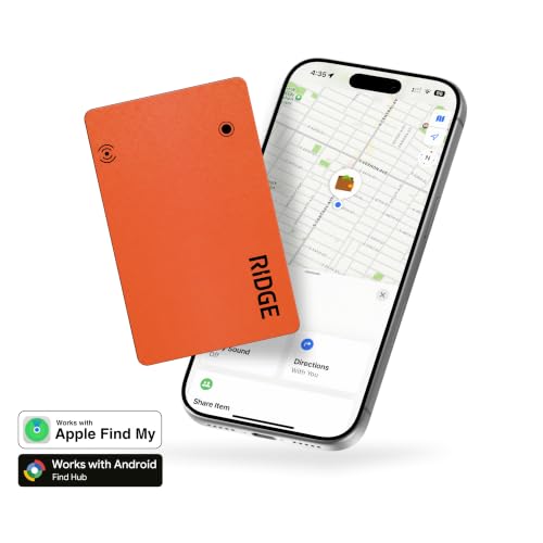 Image of 3-Pack Ridge Tracker Card Compatible with Apple Find My, Compatible with Android Slim Tracking Card - Wallet Finder, Item Locator for Luggage Tags, Passports, Phone - MFi Certified