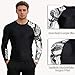 Mens Rash Guard Men's Long Sleeve UPF 50+ Sun Protection, Compression Shirt Long Sleeve Swim Shirts Workout Gym T-Shirt (US, Alpha, Large, Regular, Regular, Black & White Dragon)