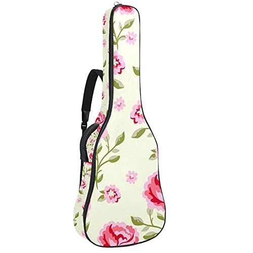 Housse guitare acoustique 106 cm sac à dos rembourré pour basse folk classique