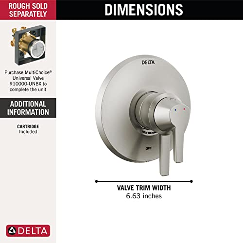 Delta Faucet T17072-SS-PR Galeon Tub/Shower, Lumicoat Stainless by DELTA - Used condition - Image 3