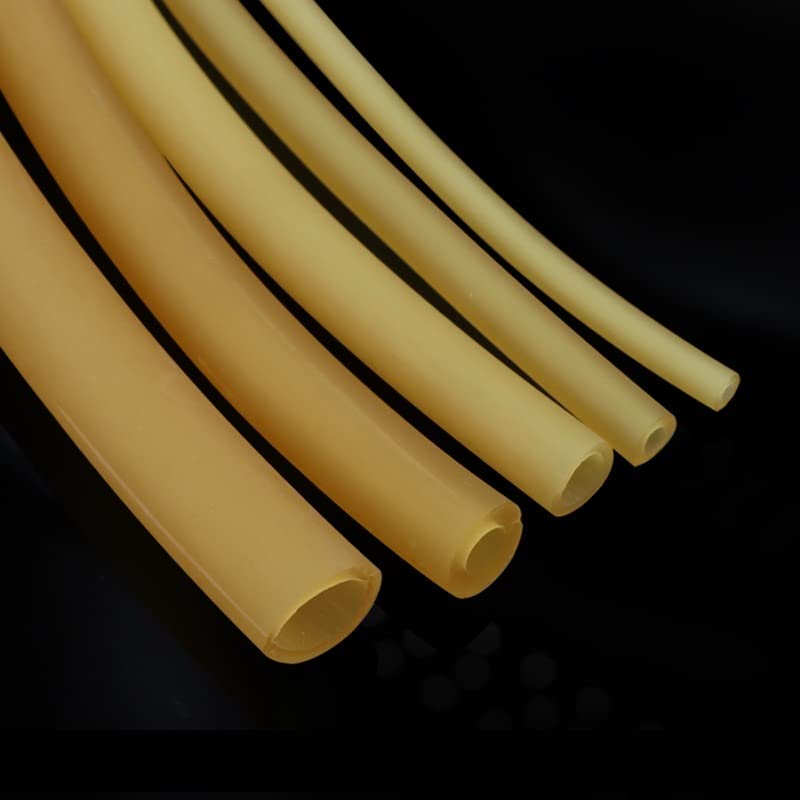 1M/5M Nature Latex Rubber Hoses ID 1.6/1.8/2/ 3/4 /5/6/ 7/9/ 10 /12mm High Resilient Elastic Surgical Tube(1 Meter,ID 5mm x OD 7mm)