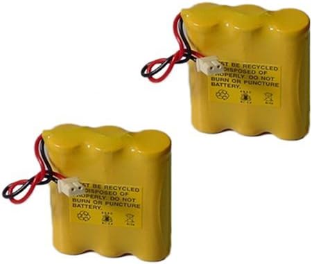 Compatible Cordless Phone Batteries, Compatible with Radio Shack TAD-728 Cordless Phone, (Ni-CD, 3.6V, 600 mAh), Replacement for Sony BP-T33 Battery, combo-pack includes: 2 x 3AA-W Batteries