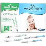 Easy@Home 50 Ovulation Test Strips & 5 PdG Urine Tests to Track Ovulation