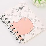 Cute Animal Mini Roll-Over Coil Ben Student Portable Notebook Pocket Notebook...