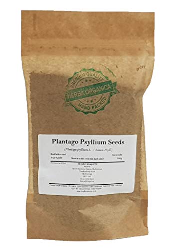 Graines de Plantago Psyllium Herba Organica riches en fibres de 200g