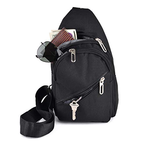 Westend Crossbody Polyester Sling Bag Backpack With Adjustable Strap #TOP4