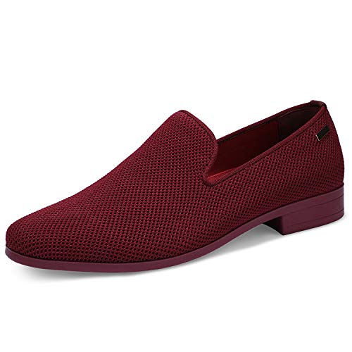 Image of UUBARIS Mens Dress Loafers Tuxedo Suit Slip on Shoes