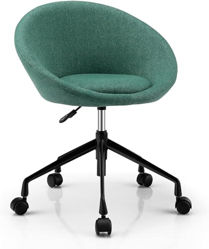 Chaise de bureau d'ordinateur ergonomique à roulettes réglable