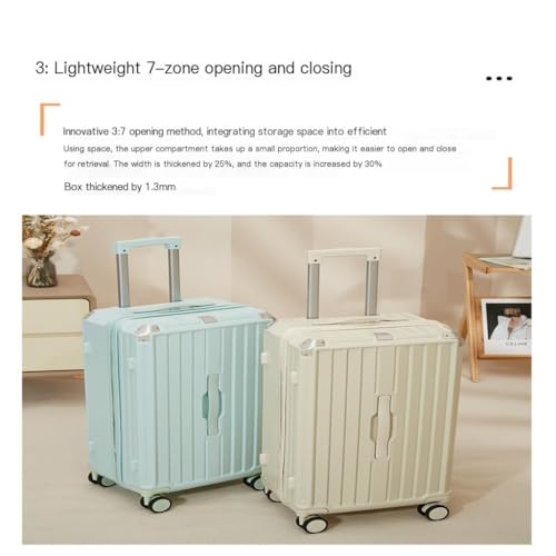 Suitcase Suitcase Password Box Suitcase Men's And Women's Ins Trend Trolley Case Men's Universal Wheel Zipper Case Suitcase Tags(Black,28)4