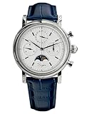 Sugess MoonPhase Master SU1908SBEX Gold Swan Neck 40mm ST1908 Mechanical Chronograph Mens Wrist Watch Seagull 1963