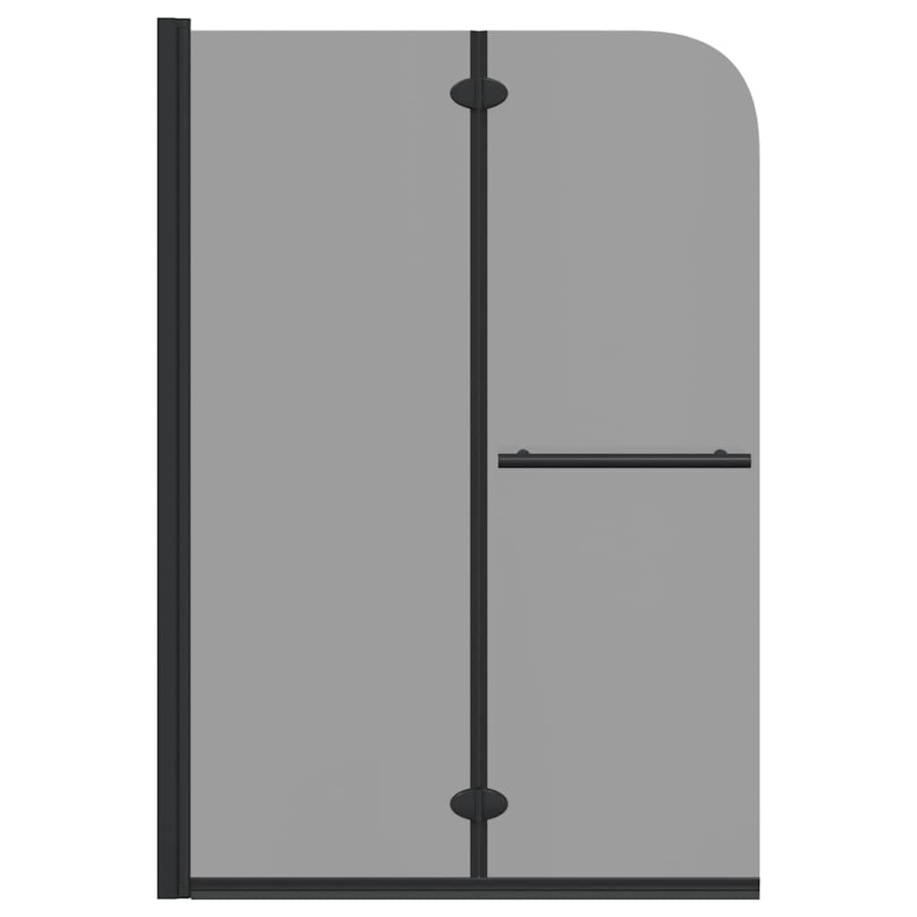 Box Doccia 120x140 Pieghevole in Vetro di Sicurezza e Alluminio per Bagno Paraspruzzi