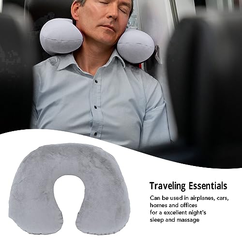 Almofada de Pescoço Em Forma de U Almofada de Pescoço Inflável Elegante e Ergonômica Design para Car