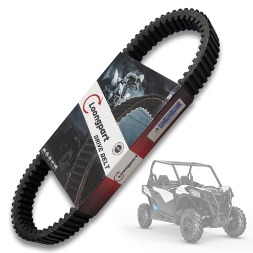 Image of LOONGPART High-Performance Drive Belt Compatible with Can-Am Defender HD8 HD9 HD10 Maverick Sport Trail 1000 1000R 800 800R 422280656