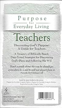 Paperback Purpose for Everyday Living for Teachers (Purpose for Everyday Living) Book