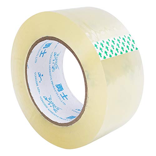 6 Rollen Paketklebeband (100 m, 55 mm) transparent Paket-Klebeband Tape für Päckchen und Kisten