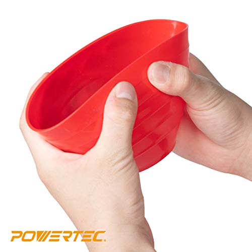 Tazón plástico POWERTEC 25 oz rojo 3 unidades miniatura 4