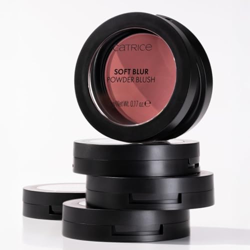 Image of Catrice Soft Blur Powder Blush, Matte Finish, Vegan (040 | Pink Positive) | Lightweight Buildable Natural Color, Easily Blendable, Cruelty Free, Fragrance Free, Paraben Free, 0.17 oz