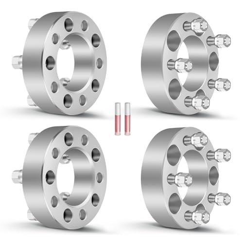 OCPTY 4PCS 5 Lug Wheel Spacers 5x4.5 to 5x4.5 12x1.5 82.5mm 1.5