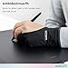 Wacom Cintiq Adjustable Stand & Drawing Glove, Two-Finger Artist Glove for Drawing Tablet Pen Display, 90% Recycled Material, eco-Friendly, one-Size (1 Pack)