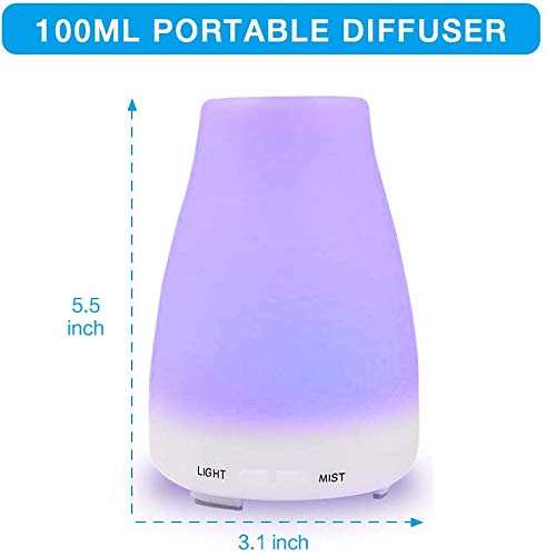 Homeweeks Diffusers, 100ml Colorful Essential Oil Diff...B086BSSSSF ...