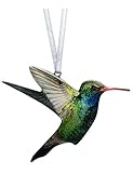 Hummingbird Ornament, Colorful, Flat, Made in The USA by d'ears #8319