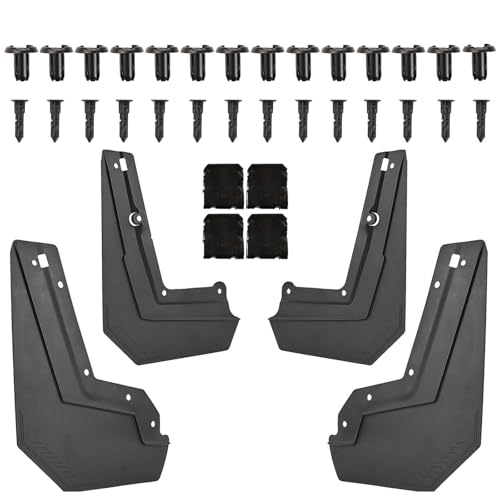 Image of XUKEY 4PCS Mud Flaps Splash Guard for Tesla Cybertruck 2025 2024 Mudguards Mudflaps Fender Tire Protector Rear Front Car Accessories Replacement