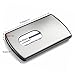 KINGFOM Business Card Holder, Stainless Steel Business Card Case Pocket Card Holders for Men or Women, Slim Business Card Carrier Name Card Holder Wallet Silver