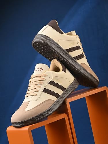 Image of AADI Men's Comfortable Lightweight Outdoor Lace Up Classy Running, Walking & Gym Casual Sport Shoes