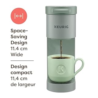 Keurig K-Mini Go Single Serve K-Cup Pod Coffee Maker, Sage