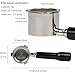 CAPFEI 51mm Bottomless Portafilter Compatible with De'Longhi La Specialista EC9335/9665/9155/9355 and DeLonghi Dedica Maestro EC900/EC950 | Black Handle