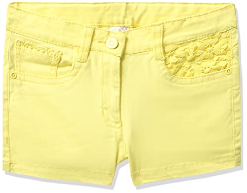 Image of Max Girls Solid Woven Shorts with Lace Detail
