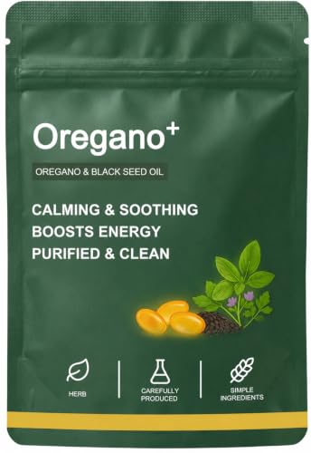 Oregano & Black Seed Oil, Oregano Plus (60PCS)