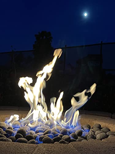 Black Lava Rocks for Fire Pit - 1 to 2 inch 20 lbs - Gas Fireplace Rocks - Black Lava Rock for Propane Fire Pit - Decorative Lava Stone Volcanic Rock for Outdoor & Indoor Gas Fireplace - Thumbnail 3