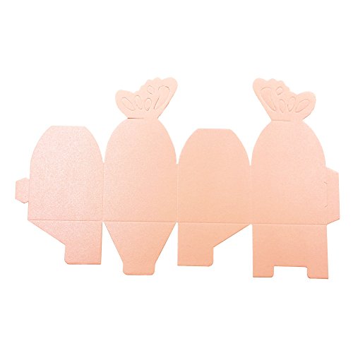 Pink Butterfly Candy Treat Boxes Set Wedding Party Favors Mother’s Day Birthday Baby Shower Party Small Gift Box Bulk Supplies 2X2X2 Inch, 50Pc #TOP3
