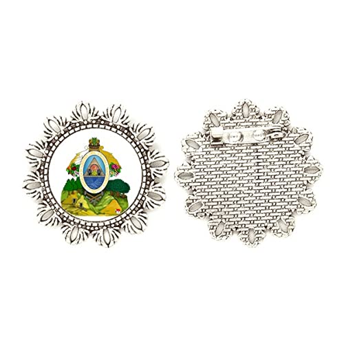 Broche de plata de Honduras m regalo institucional de identidad nacional